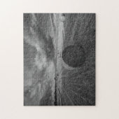 B&W-veld voor gerst Legpuzzel (Verticaal)
