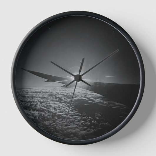 B&W Vliegtuig Shot Clock (Voorkant)