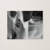 B&W waterval, Californië Legpuzzel (Horizontaal)