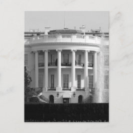 B&W White House Briefkaart
