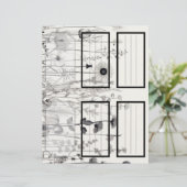 B&W Wildbloemen Suzy's tuin 5 Blank (Staand voorkant)