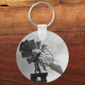 B&W-windmolen Sleutelhanger (Voorkant)