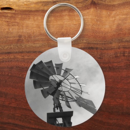 B&W-windmolen Sleutelhanger (Voorkant)