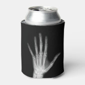 B&W X-Ray Arm Skeleton Botten Blikjeskoeler (Blikje Voorkant)