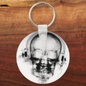 B&W X-Ray Skeleton Music Hoofdtelefoon Sleutelhanger (Voorkant)