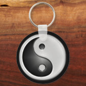 B&W Yin&Yang Sleutelhanger (Voorkant)