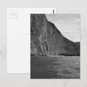 B&W Zakynthos Island 4 Briefkaart (Voorkant / Achterkant)