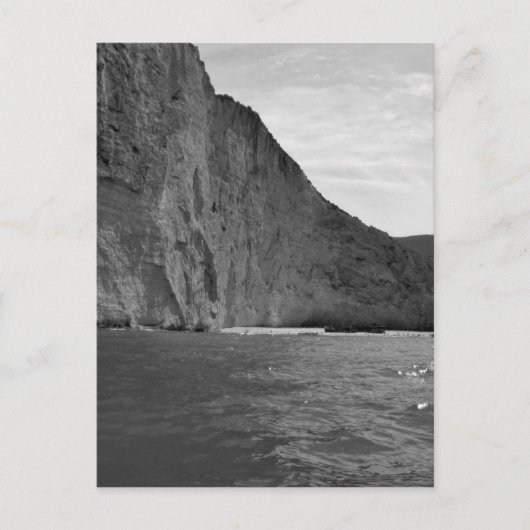 B&W Zakynthos Island 4 Briefkaart (Voorkant)