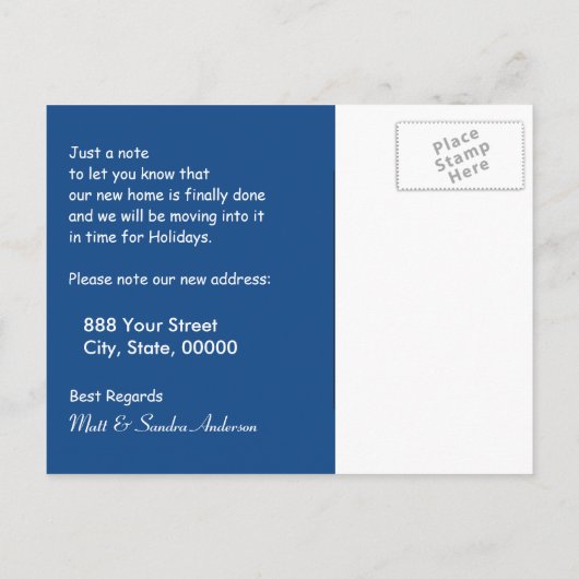 B We hebben huiskaart verplaatst Vervang door uw e Aankondigingskaart (Achterkant)