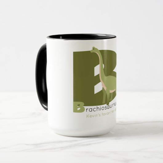 B zoals Brachiosaurus Mok (Voorkant links)