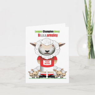 Ba,a,a,arnsley (Barnsley) Funny Football Kaart