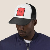 Ba - Bach Grappig Chemie Element Symbool T-Shirt Trucker Pet (In situ)