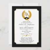 BA - Bachelor of Arts-diploma universitaire afstud Kaart (Voorkant)