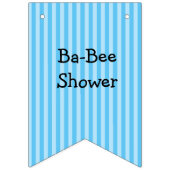Ba-Bee Shower Bee Theme Boy's Baby shower Banner (Tweede vlag)