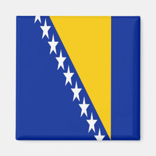 BA - Bosnië en Herzegovina - vlag Magneet