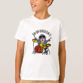 Ba-da-ba-boon Funny Baboon Pun T-shirt (Voorkant)