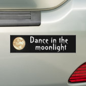 BA- Dans in de Moonlight-Bumpersticker Bumpersticker (Op auto)