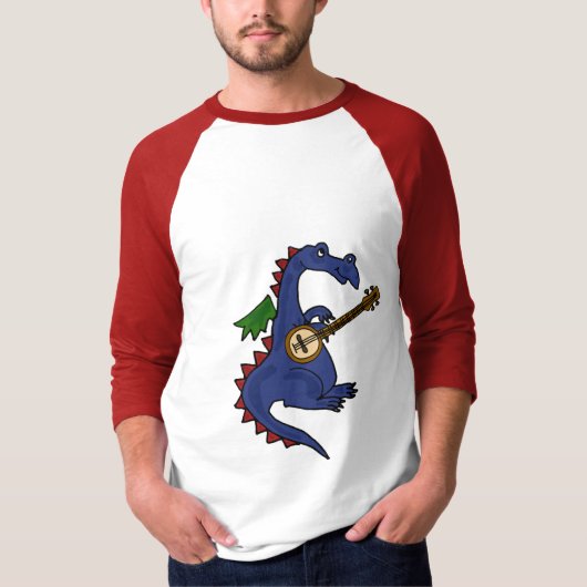 BA- Dragon die het T-shirt van Banjo speelt (Voorkant)