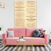 BA Fahnestock en Company Canvas Afdruk (Insitu (Woonkamer))