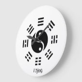 Ba Gua, acht trigrammen, yin yang aanpasbaar Grote Klok (Hoek)