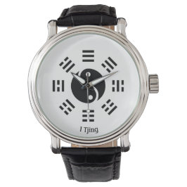 Ba Gua, acht trigrammen, yin yang aanpasbaar Horloge