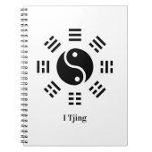 Ba Gua, acht trigrammen, yin yang aanpasbaar Notitieboek (Voorkant)