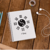 Ba Gua, acht trigrammen, yin yang aanpasbaar Notitieboek