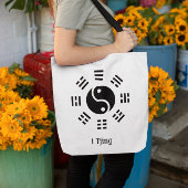 Ba Gua, acht trigrammen, yin yang aanpasbaar Tote Bag