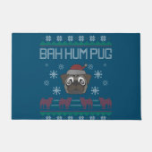 Ba Ham Pug Pugly Christmas Ugly Christmas Sweater Deurmat (Voorkant)