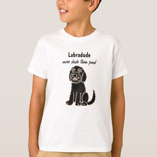 BA- Labradoodle Cartoon T-shirt (Voorkant)