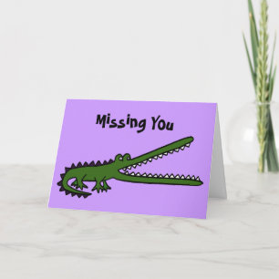 BA - Missing You Croc Kaart