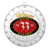 "Ba Moui Ba" - "33" Beer, Vietnam Dartbord (Voorkant)