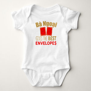 Ba Ngaoi geeft de beste Red Envelopes Tet Romper
