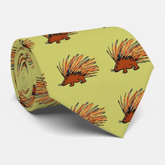 BA- Prickly Porcupine Stropdas (Opgerold)