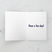 BA - Schattigee Grappige Giraffe Verjaardag Kaart (Binnen)