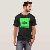 Ba - Slaggemiddelde Chemie Elementsymbool T-shirt (Voorkant volledig)