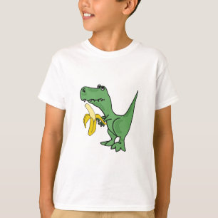 BA- T-Rex Een T-shirt voor banaan eten