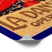 Ba-Ta-Clan operette  Franse theateradvertenties Poster (Hoek)