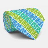 Ba Zn Ga. Periodiek Stropdas tabelelementen (Opgerold)