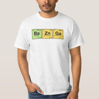 BA ZN GA! Periodieke tabelelementen T-shirt
