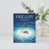 Baa Atol Malediven Briefkaart (Staand voorkant)