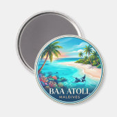 Baa Atol Malediven Magneet (Voorkant / Achterkant)