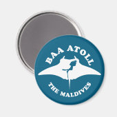 Baa Atoll Duiken Magneet (Voorkant / Achterkant)