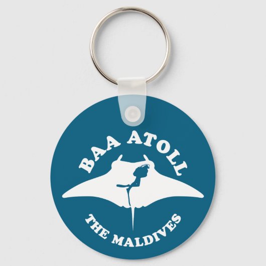 Baa Atoll Duiken Sleutelhanger (Voorkant)