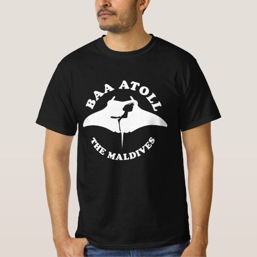 Baa Atoll Duiken T-shirt (Voorkant)