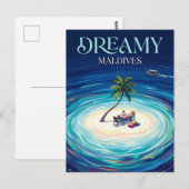 Baa Atoll Maldives Briefkaart (Voorkant / Achterkant)