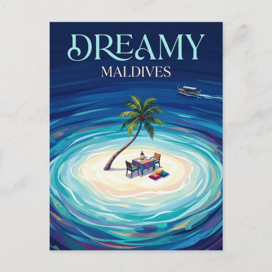 Baa Atoll Maldives Briefkaart (Voorkant)