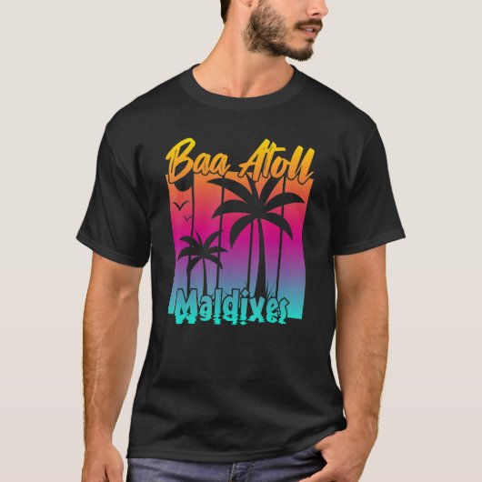 Baa Atoll Maldives T-shirt (Voorkant)