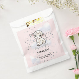 Baa-baa A Little Lamb Stars Baby shower Bedankzakje