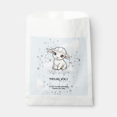 Baa-baa A Little Lamb Stars Baby shower Bedankzakje (Voorkant)